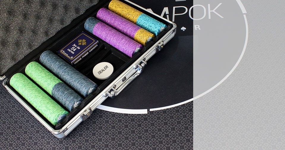MALLETTE 300 JETONS - THE SHARK - CLASSIQUE