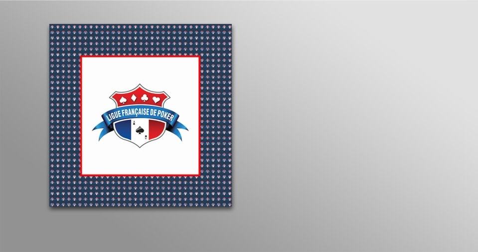 Tapis de poker personnalisé - carré