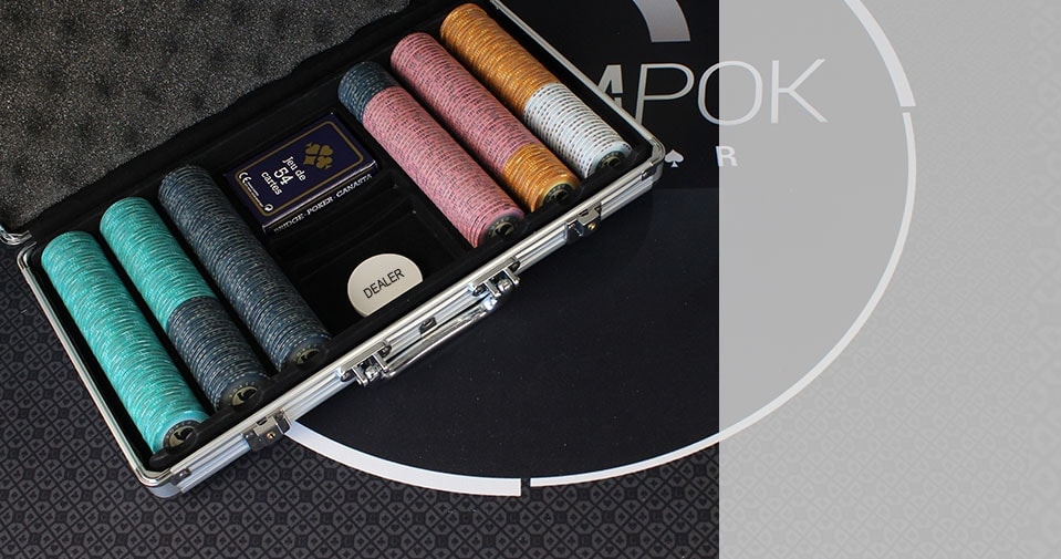 MALLETTE 300 JETONS - FRENCH POKER TOUR - CLASSIQUE